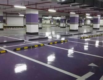 江西贛州陽光城停車場(chǎng)劃線
